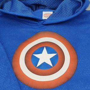 CAPTAIN AMERICA Marvel Hoodie Sz. 10-12